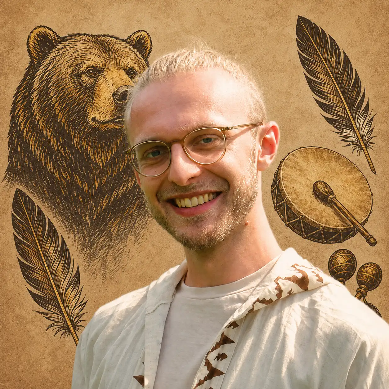 Julian Eine Frau und ein jaguar zusammen finden den Weißen Lotus des Lebens